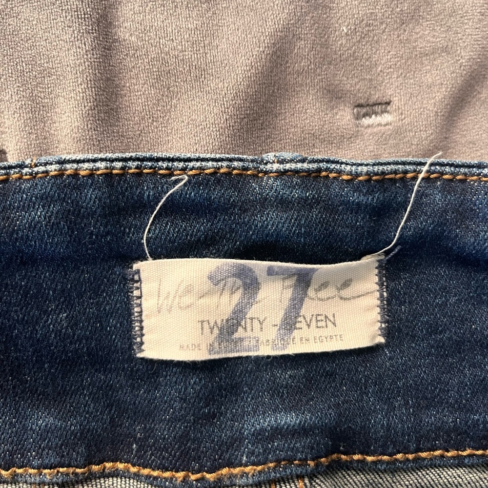 We The Free Dark Blue Flare & Wide Leg Jeans